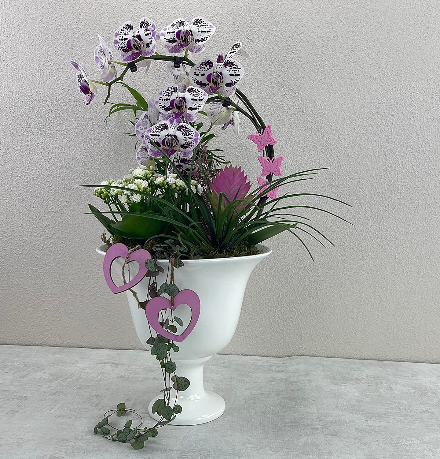 DARO DEKO Cup Vase High Gloss White