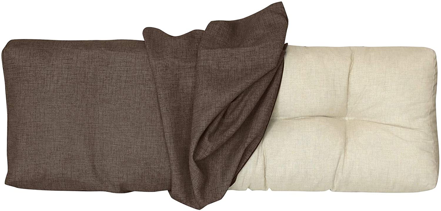 Lileno Home Pallet Cushion Cover, Taupe