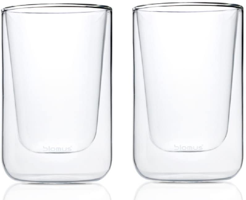 Blomus Nero Thermal Espresso Glasses, Set of 2, 250 ml