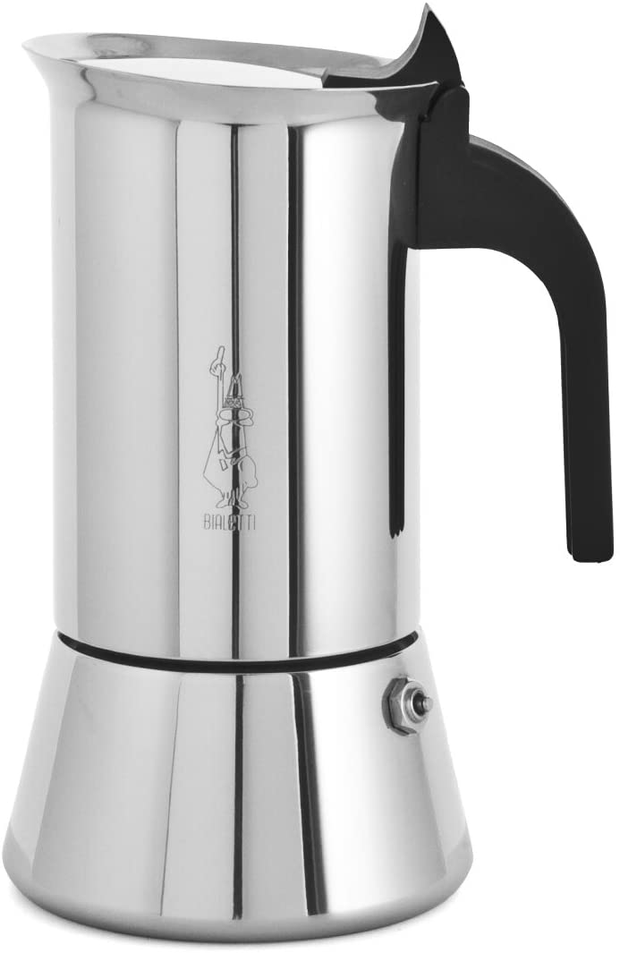Bialetti Venus 6356 Espresso Maker Stainless Steel 6 Cups Induction Base 6 Cups Stainless Steel Grey