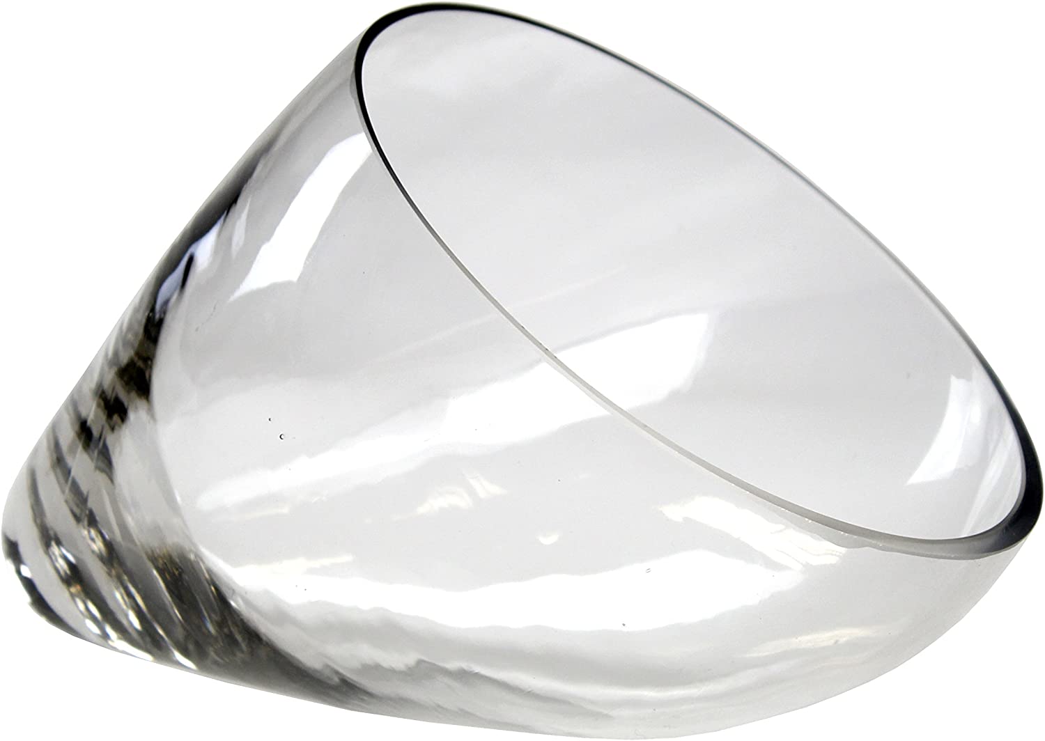 Decorative Glass Bowl Slanted