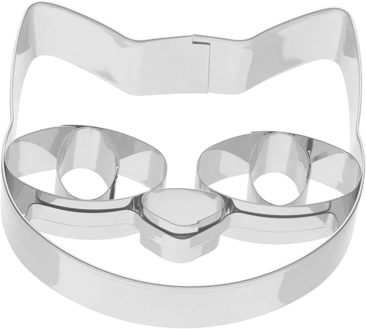 Kaiser Cookie Cutter Cat Zoo Stainless Steel 7 x 8 x 2.5 cm