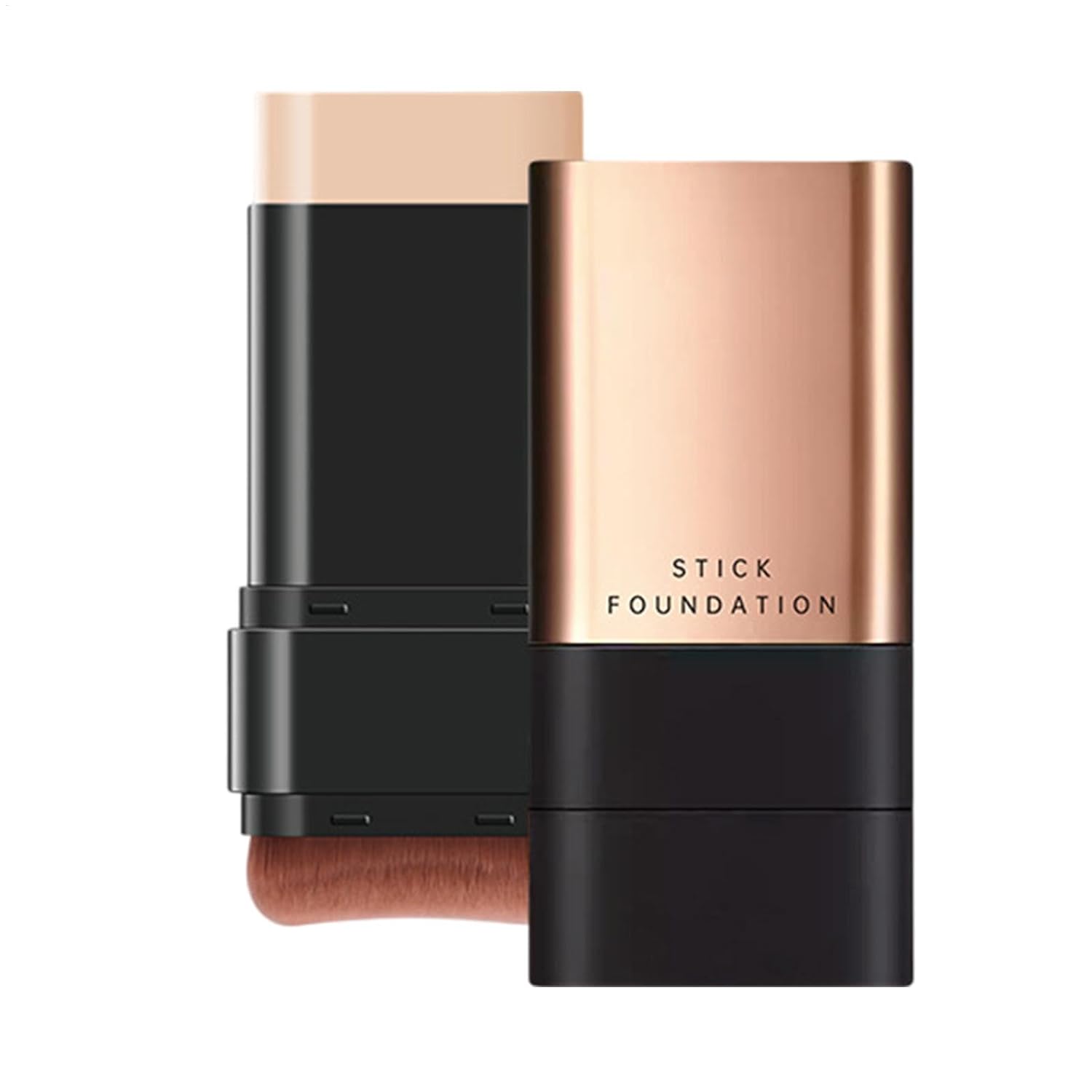 2 in 1 - Luxury Anti-Wrinkle Foundation Stick, Double Head Foundation Stick, Contour Stick Foundation Face Pen, Contour Stick Foundation Face Pen, Long-Lasting Stick Foundation