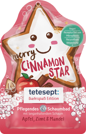 t by tetesept Bubble bath Merry Cinnamon Star, 40 ml