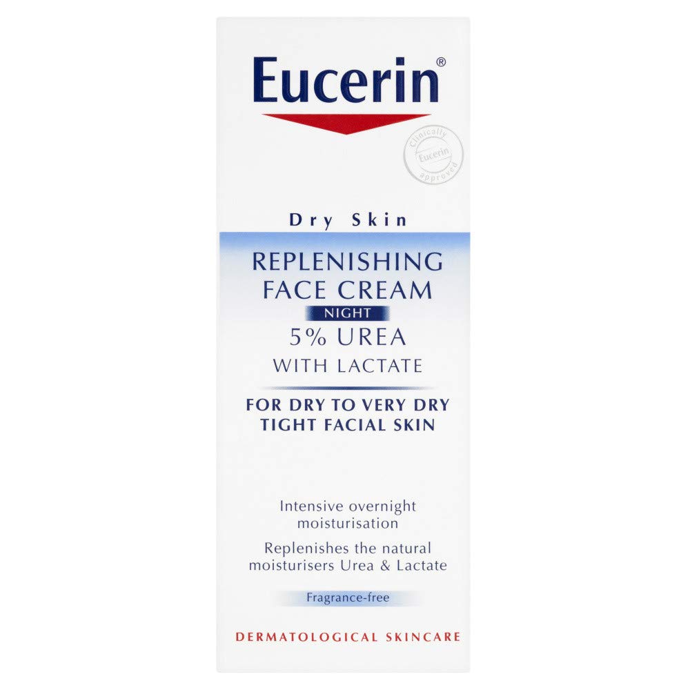 Eucerin Dry Skin Replenishing Face Night Cream 5% Urea 50 ml