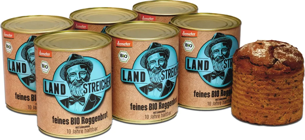 6 x Fine Demeter rye bread