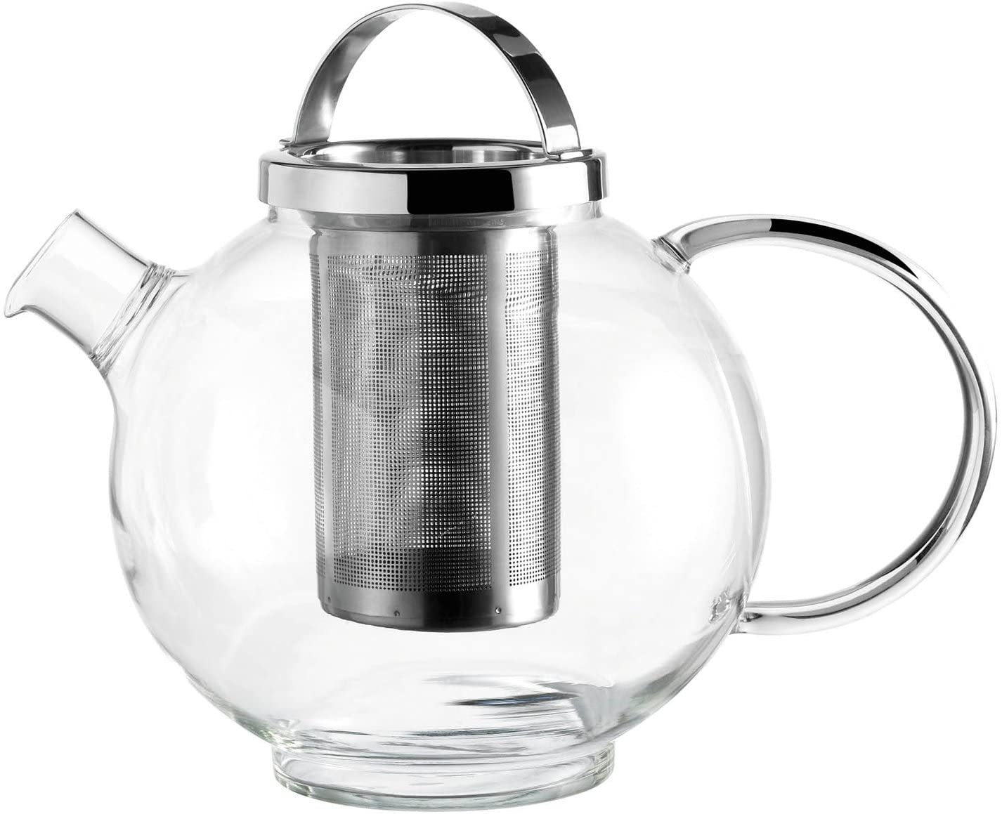 Creative Tops 1000 ml Cafetiere Darjeeling Glass Teapot with Infuser Basket, Multi-Colour