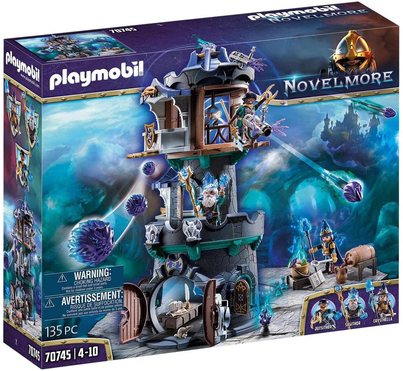 Playmobil Novelmore 70745 Violet Vale - Magic Tower, From 4 Years