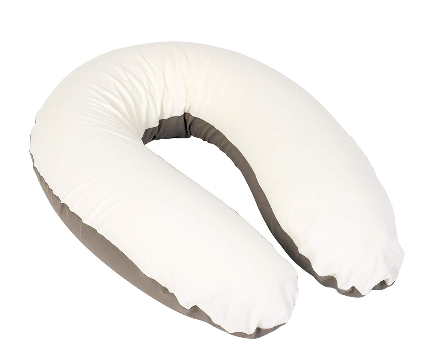 Doomoo Buddy SJ B10 Cotton Large Ivory Nursing Pillow, Colour Ivory/Safari/Safari)