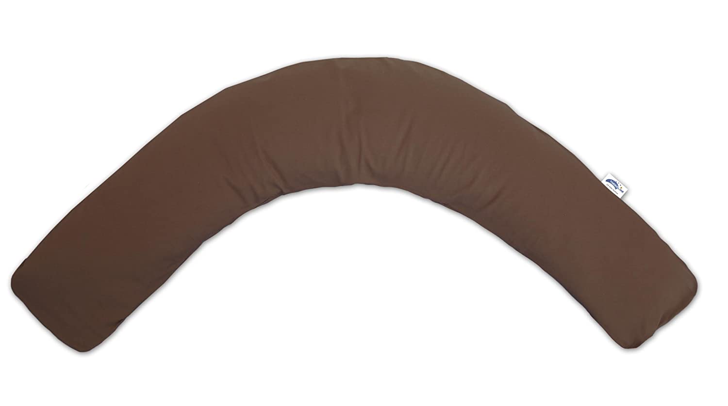Theraline Jersey Dark Brown 52031102 Comfort Nursing Pillow including Cover, 170 cm