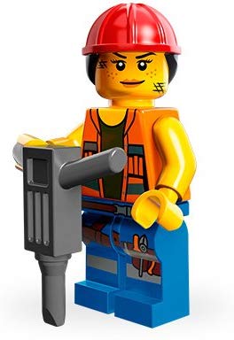 LEGO Mini Figures Movie Edition (Series 12): Construction Workers Gail