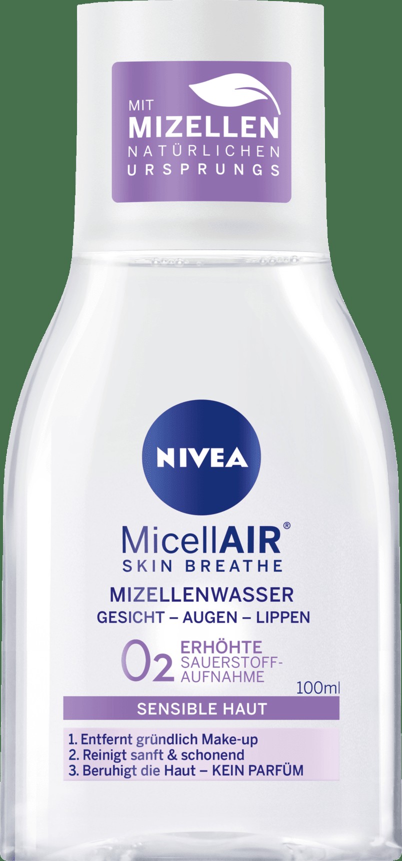 Nivea Micelles-Cleaning Water Micellair Sensitive Travel Size, 100 Ml