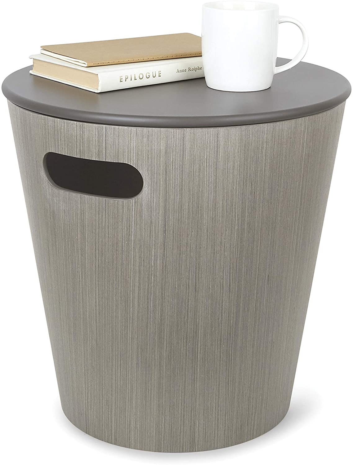 Umbra Woodrow Wastepaper Bin For The Office, Bathroom, Living Room And More