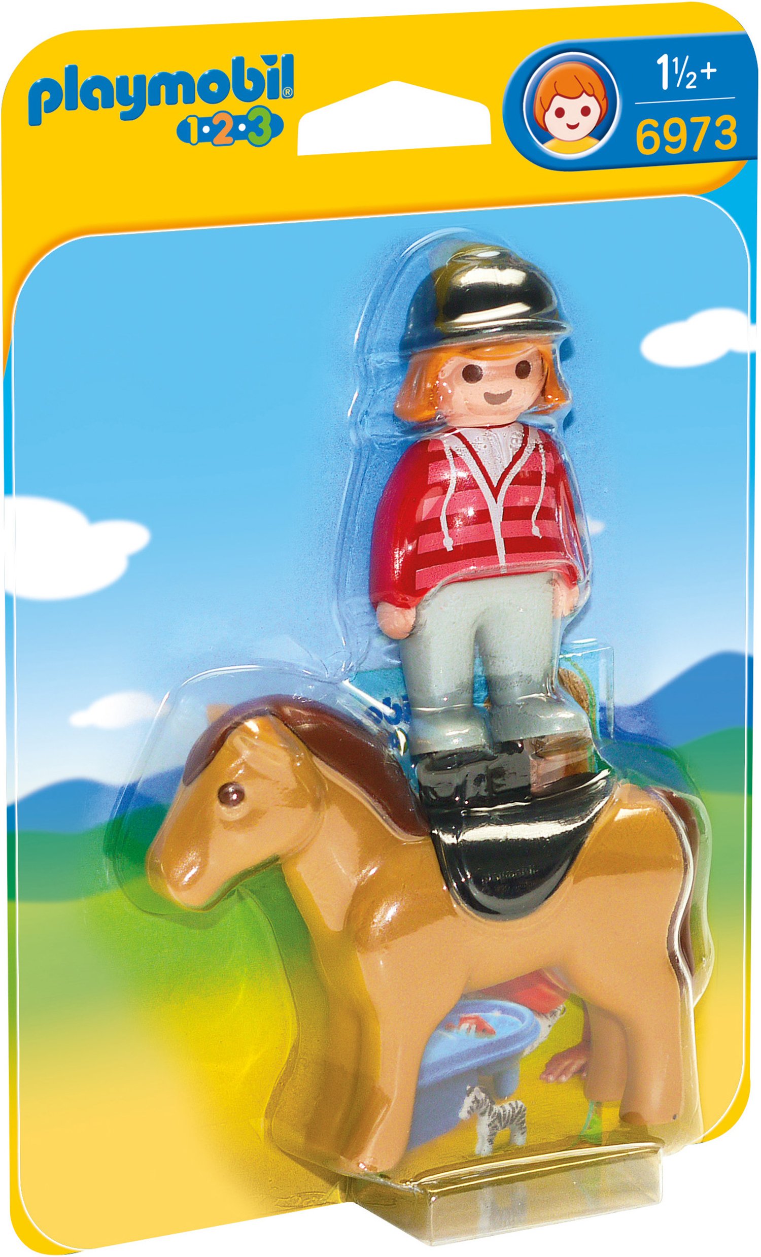 Playmobil Jockey And Horse