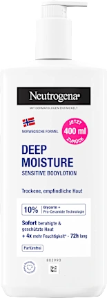 Body lotion Deep Moisture Sensitive, 400 ml