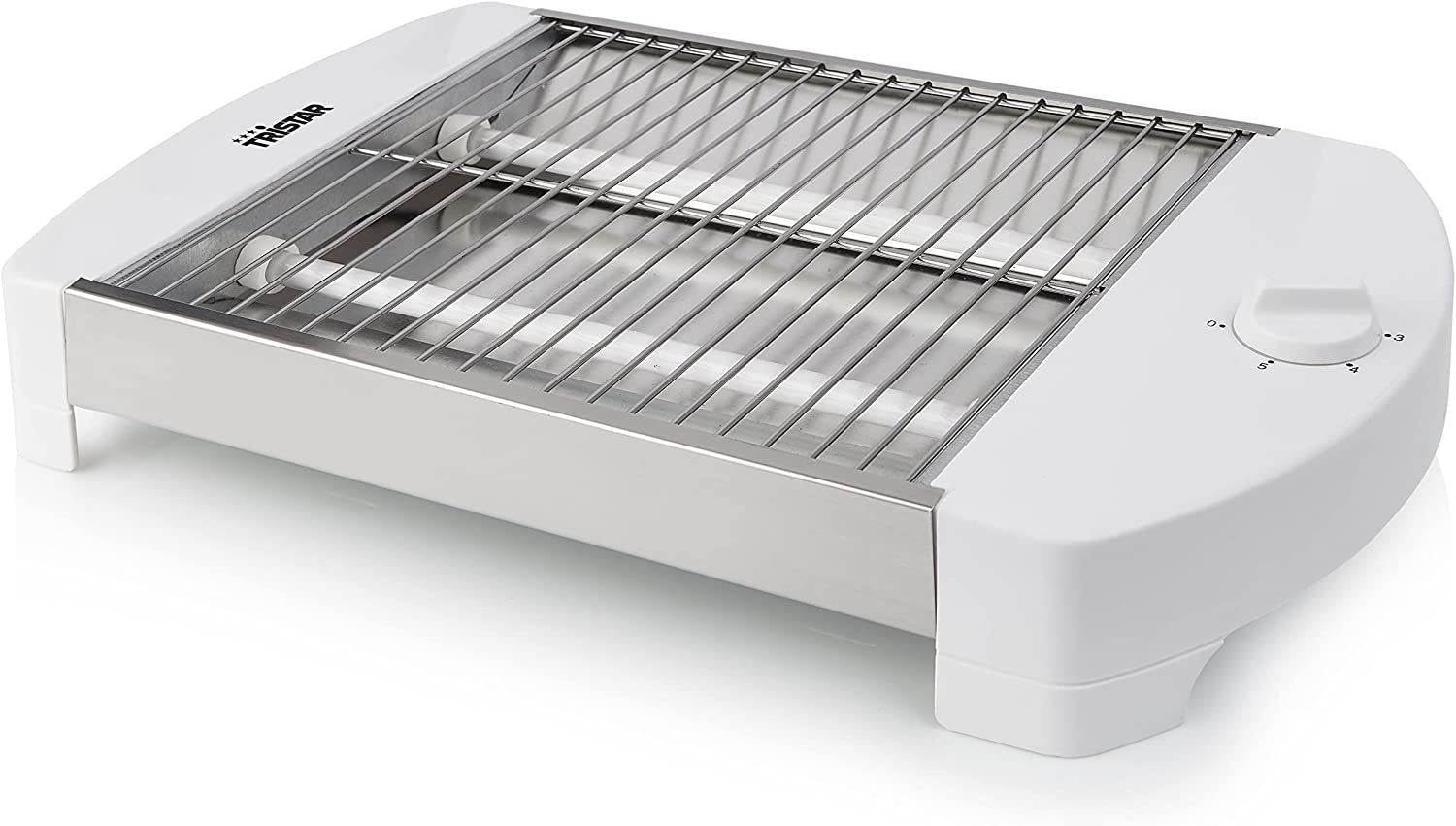 Tristar BR-2400 Flat Toaster / Bun Roaster with Countdown Timer and Crumb Tray, 400 W
