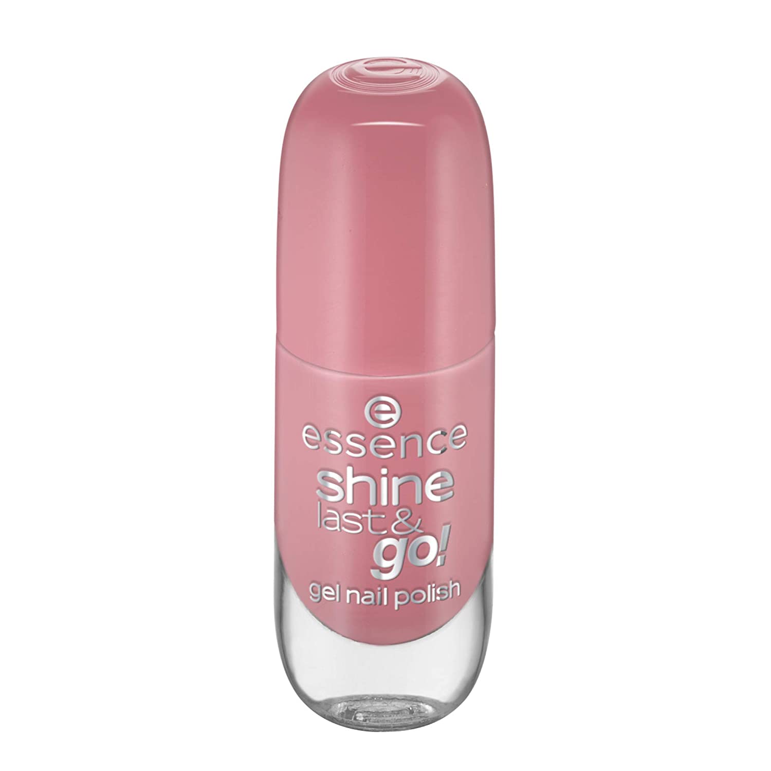 essence cosmetics essence shine last & go! Gel Nail Polish, Gel Polish, No. 08 Matchmaker, Nude, Gely, Shiny, No Acetone, Vegan, No Preservatives (8 ml)