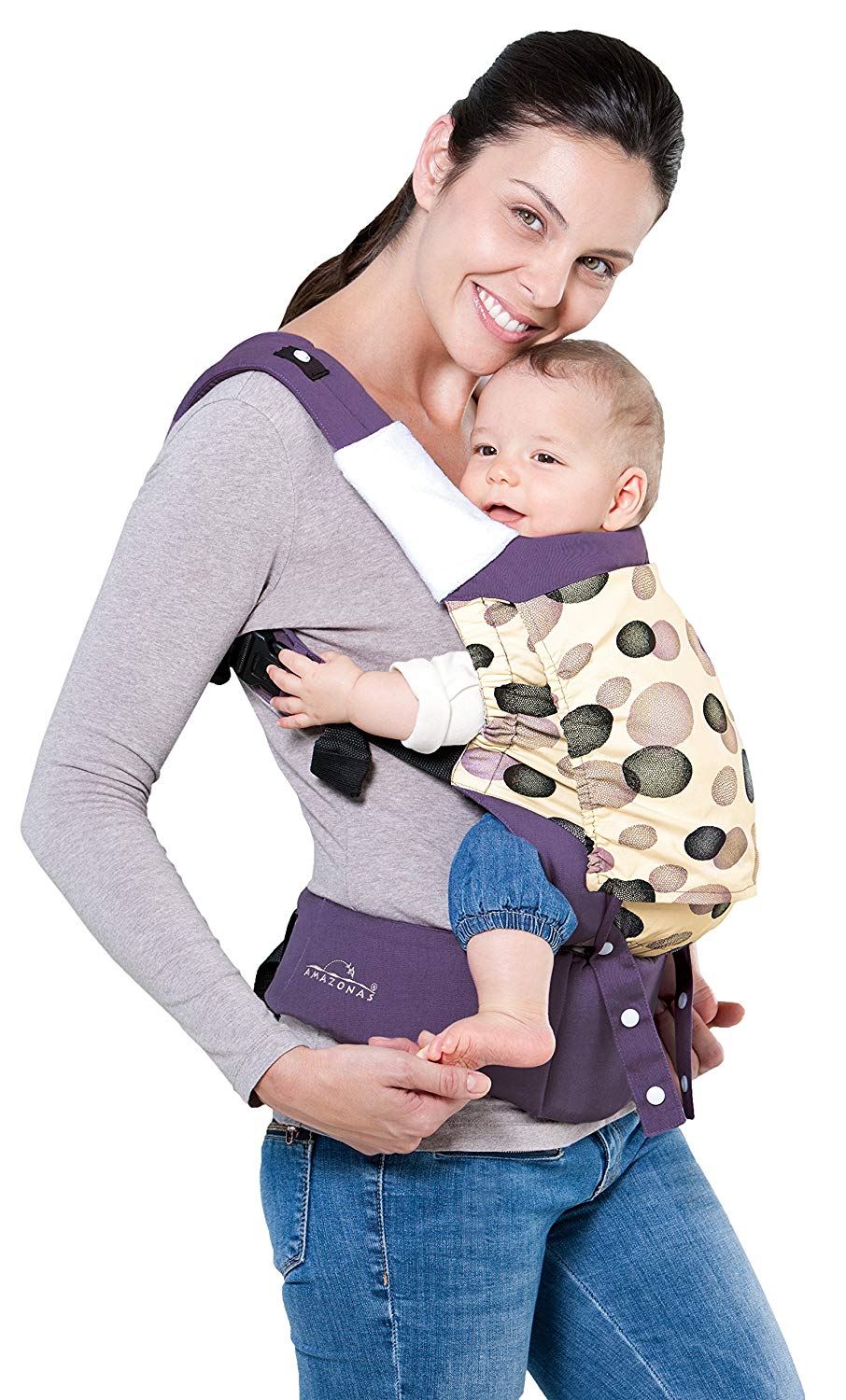 AMAZONAS Smart Carrier Baby Carrier Blueberry 0-3 Years up to 15 kg