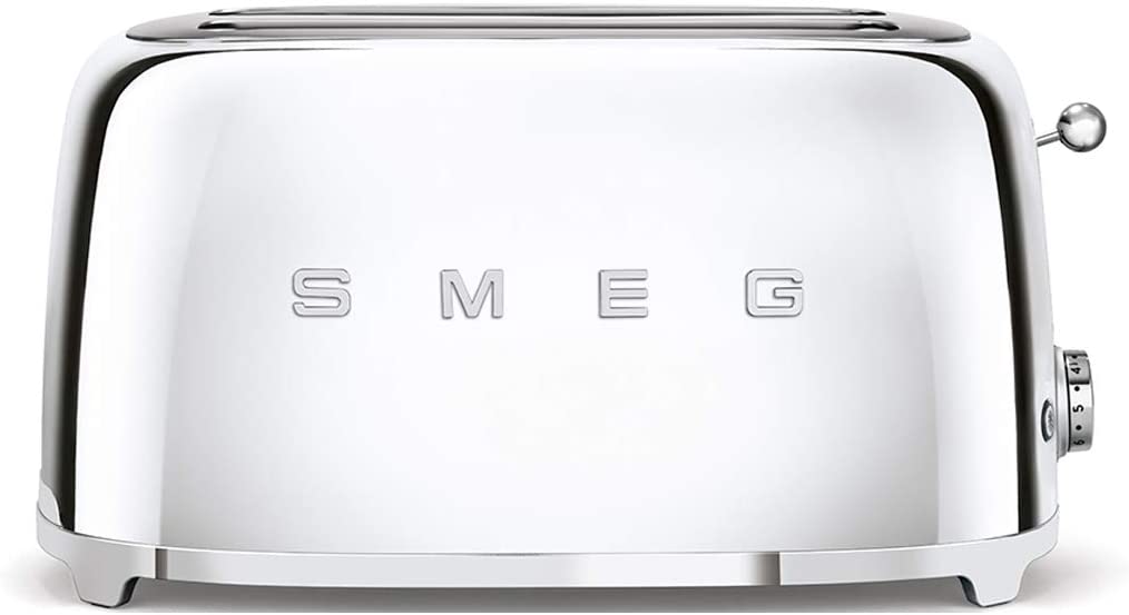 SMEG Toaster 4 Slices TSF02 chrome/lacquered/6 roasting stages/39,4x20,8x21,5cm