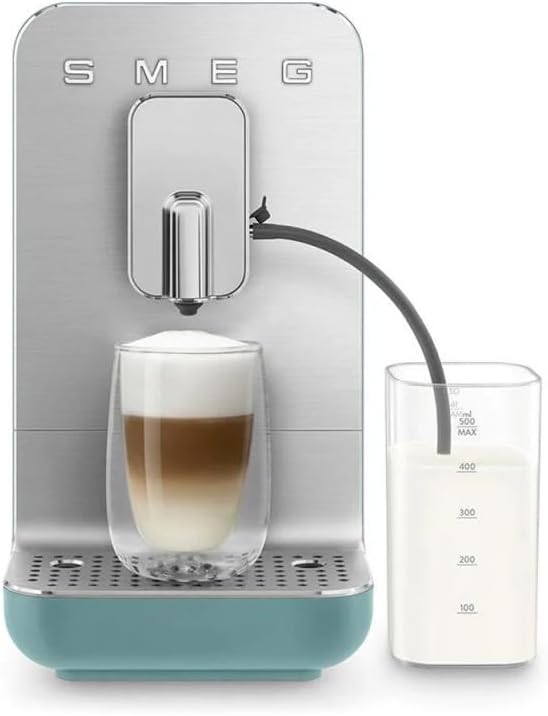 SMEG BCC13EGMEU Espresso Machine with Milk Function Emerald Green