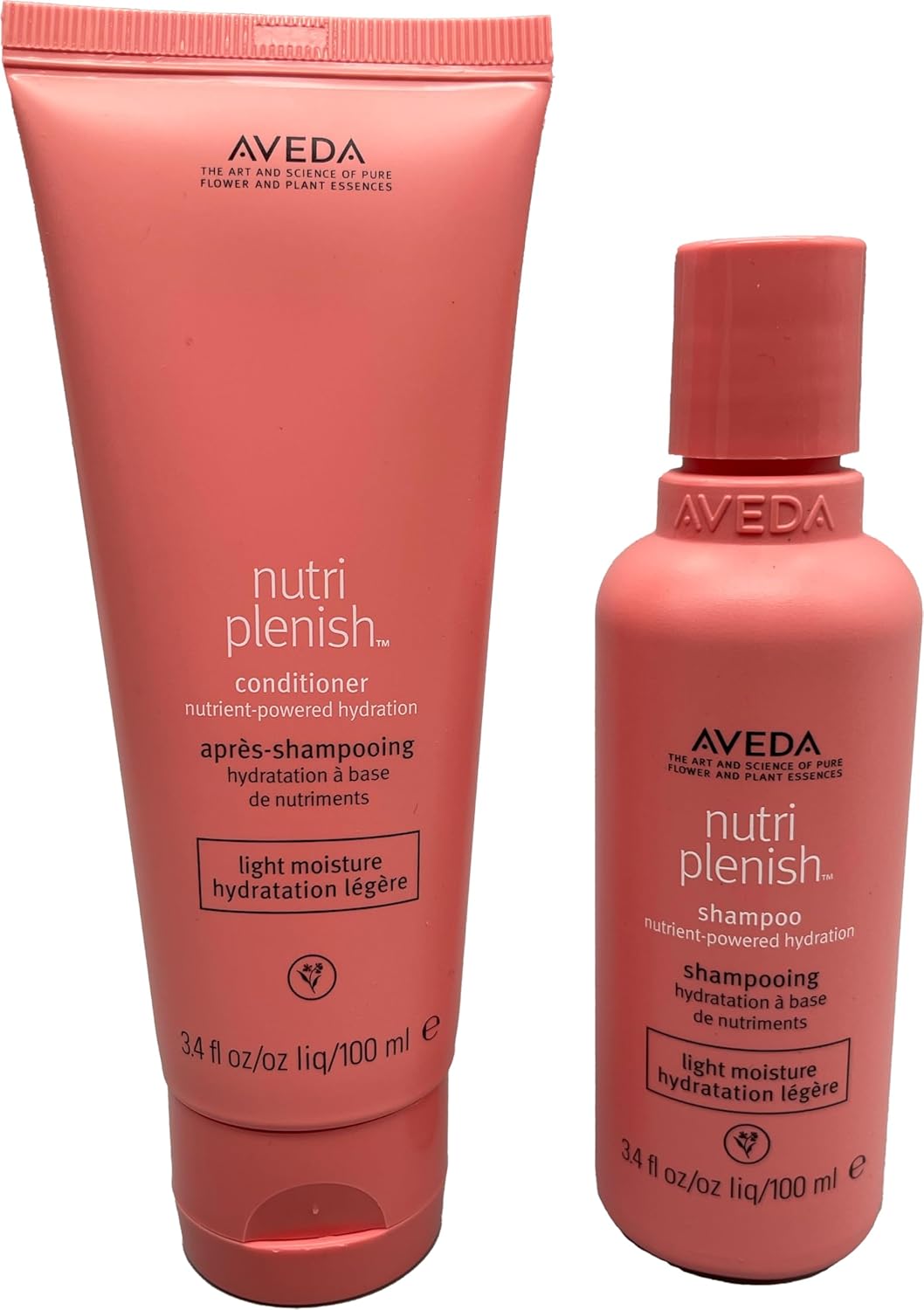 Aveda nutriplenish shampoo light moisture 100 ml and conditioner light 100 ml