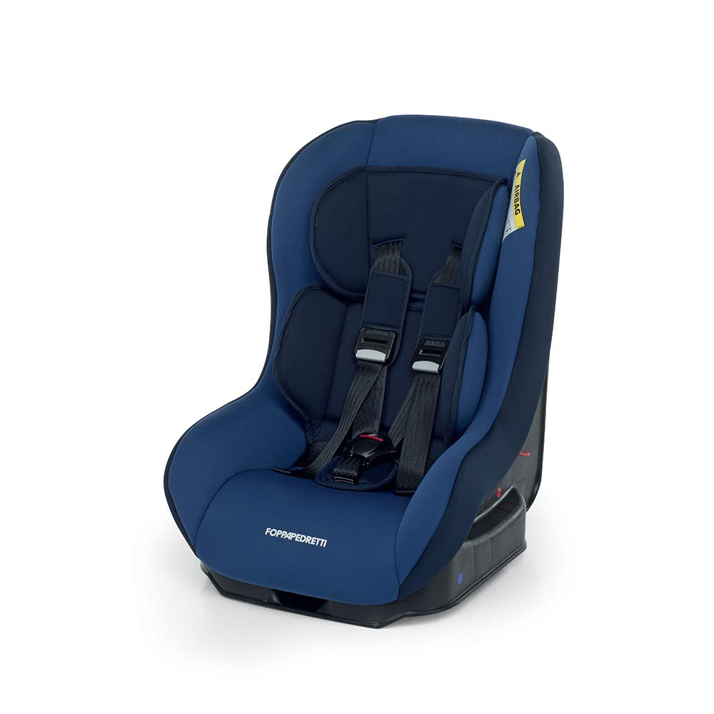 Foppapedretti Go! Evolution Car Seat Group 0/1 (0-18 kg) for Children from Birth to Approx. 4 Years Blue (Navy)