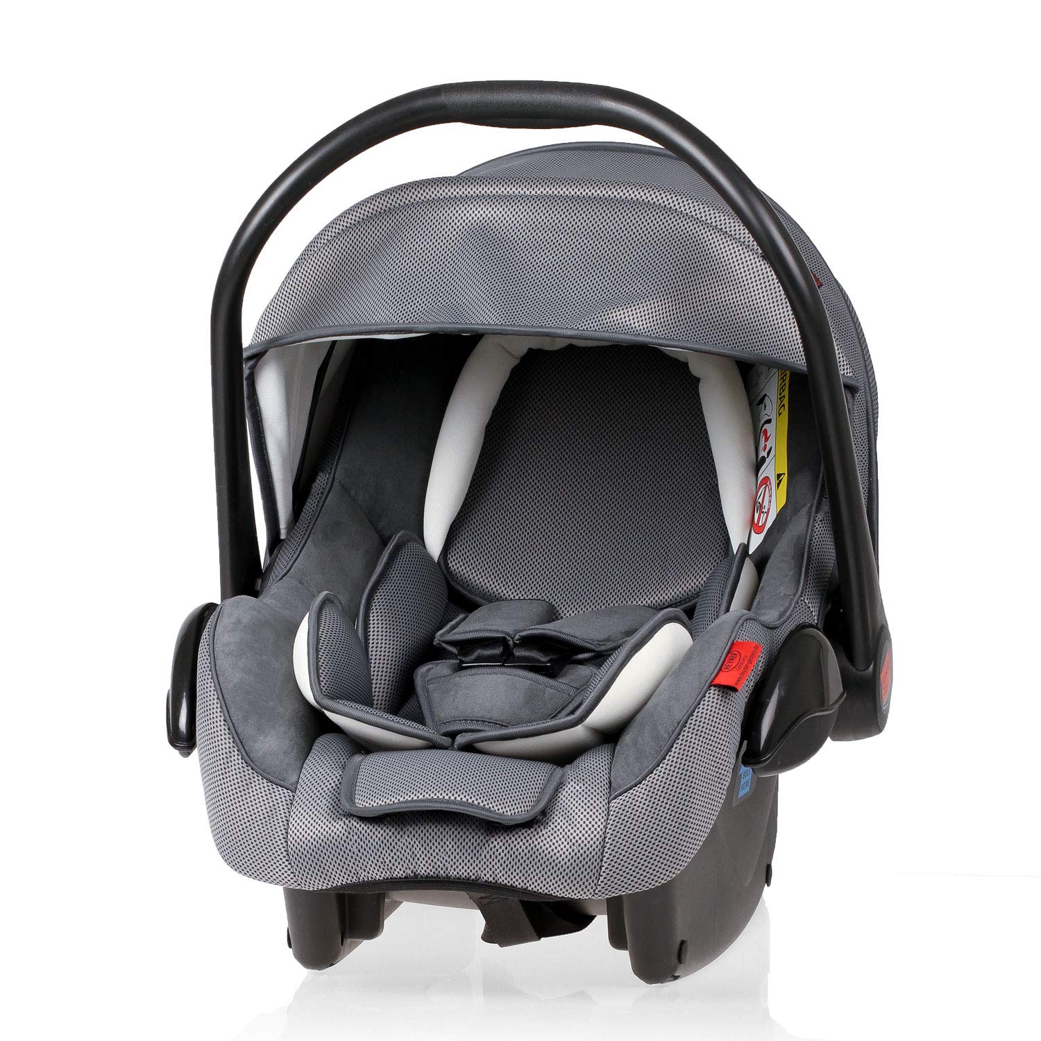 HEYNER® Reboarder Baby Car Seat Reverse Facing 0 to 13 kg Birth to 13 Months 40 cm to 95 cm (Grey)