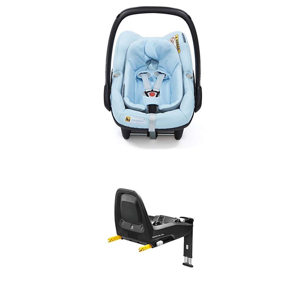 Maxi-Cosi Pebble Plus Baby Seat, Group 0+ i-Size Child Seat (0-13 kg), From Birth To Approximately 12 Months - Suitable For FamilyFix One Base Station