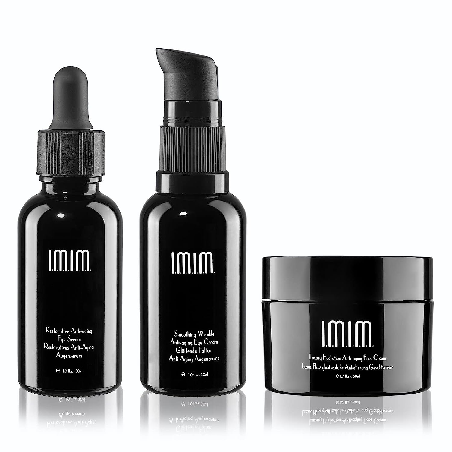 Imim gift set Women with face cream eye cream eye serum skincare set anti-aging anti-agle care care set with Women with hyaluronic acid peptides face care care care mother poison