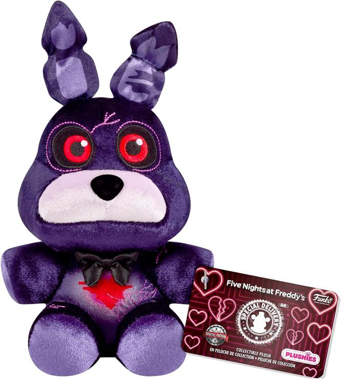 Funko Plush: Five Nights at Freddy's (FNAF) - Blkheart Bonnie The Rabbit - (CL 7") - Plush Toy - Birthday Gift Idea - Official Merchandise - Stuffed Plush Toys for Children and Adults