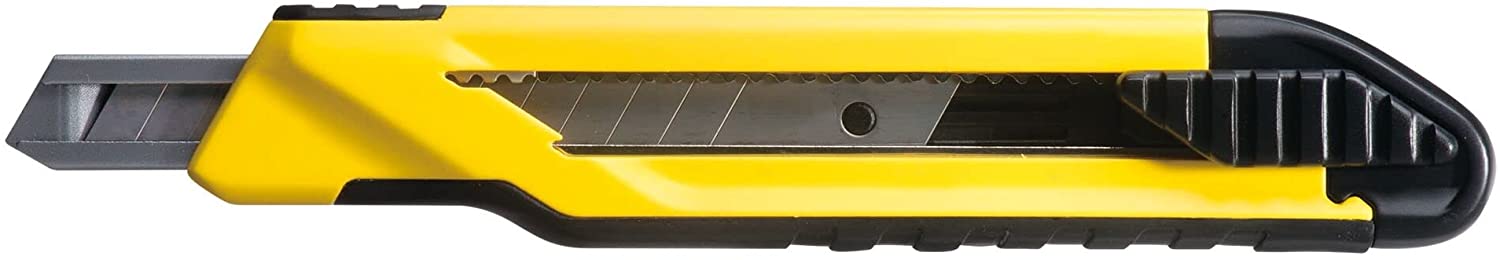 Stanley Cutter Autolock 9 mm Blade width, Ergonomic Bi-Material Handle Stainless Steel Blade Guide and STHT0 10264