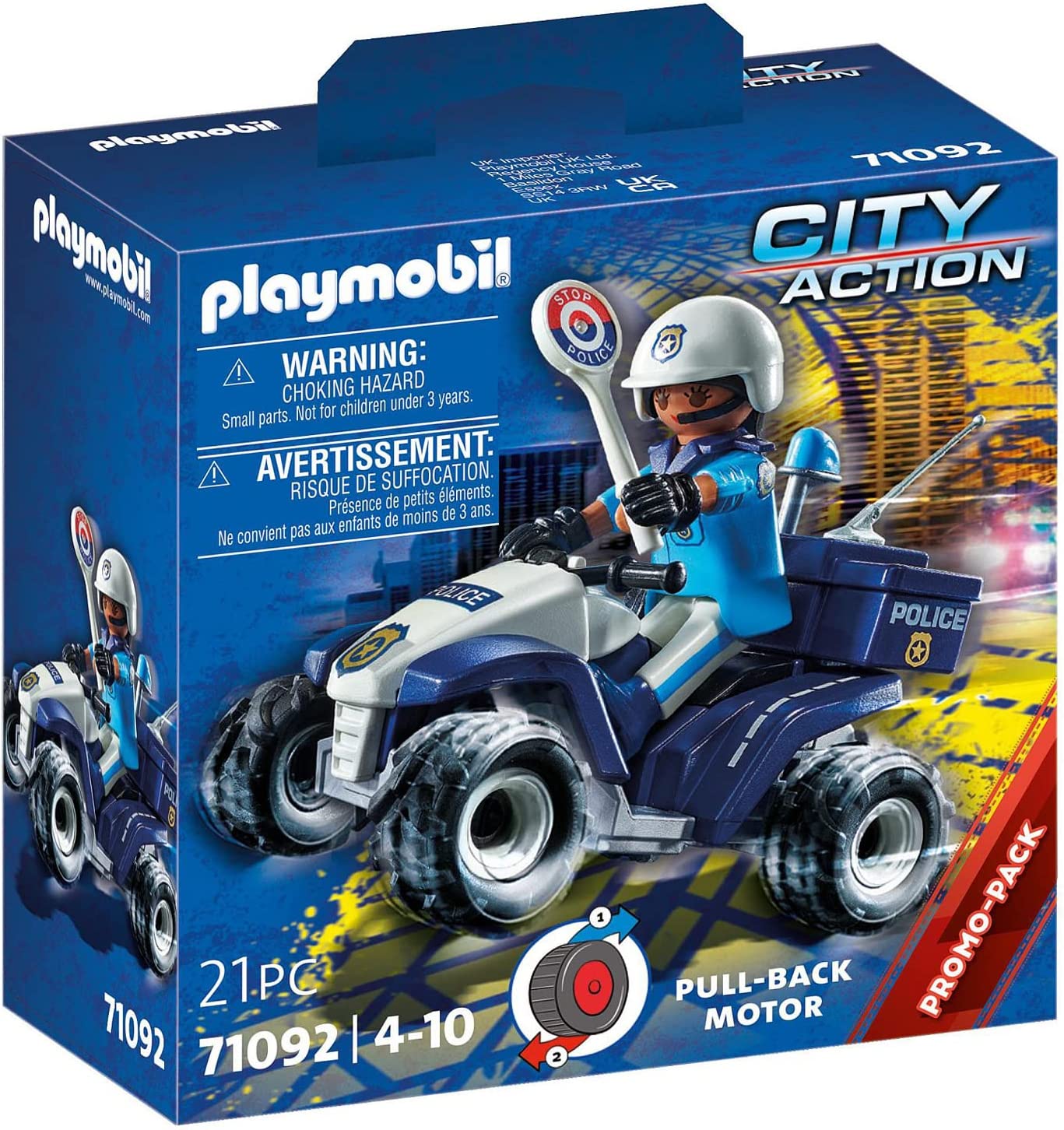 PLAYMOBIL® 71092 Police Speed Quad