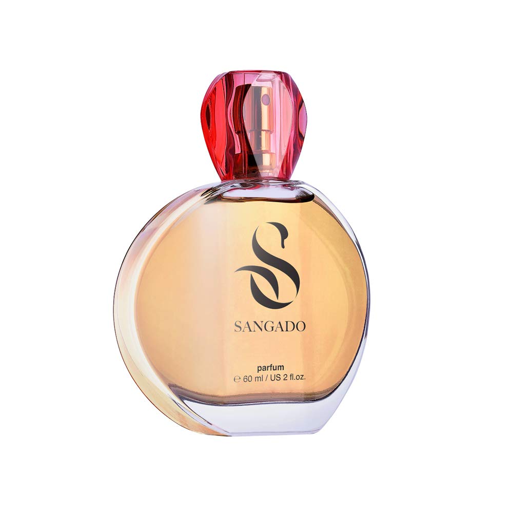 Sangado Cappuccino Vanilla Perfume for Women, 8-10 Hours Long-Lasting, Luxuriously Fragranced, Oriental Vanilla, Delicate French Foods, Extra Concentrated (Perfume), 60 ml