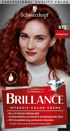 Schwarzkopf Brillance Hair color Intense red 872, 1 pc