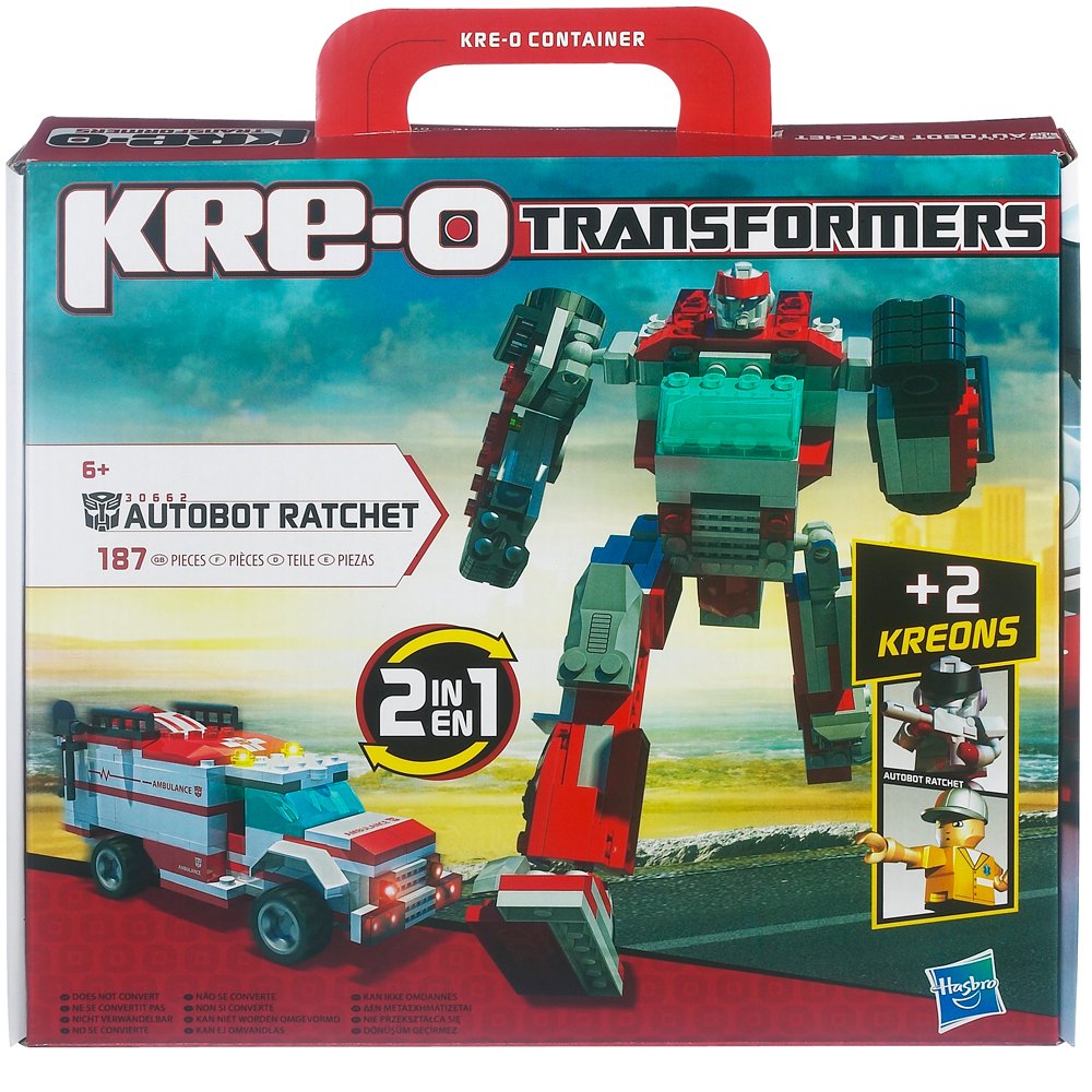 Kre-O Transformers Autobot Ratchet Toy 187 Pieces