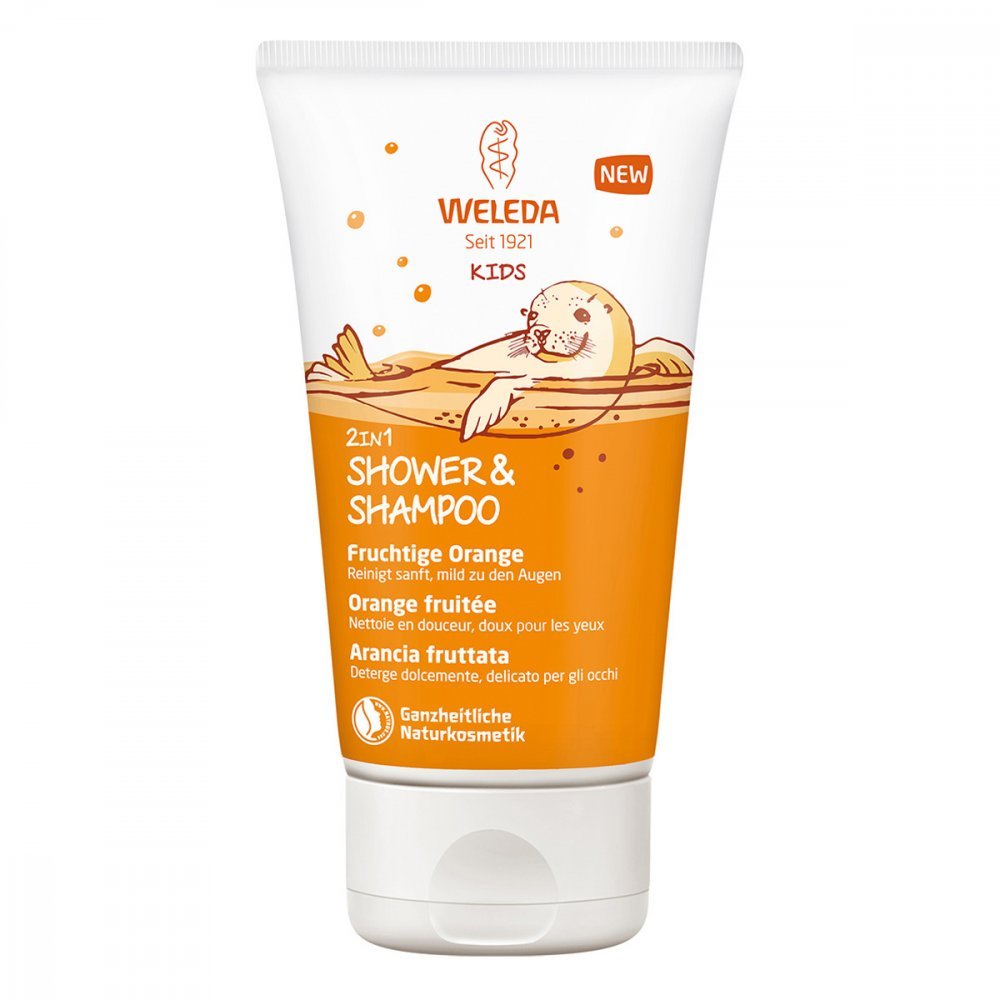 Weleda Kids 2-in-1 Shower & Shampoo Fruity Orange 150 ml