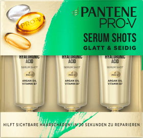 PANTENE PRO-V Hair Treatment Rescue Shots Smooth & Silky (3 x 15ml), 45 ml