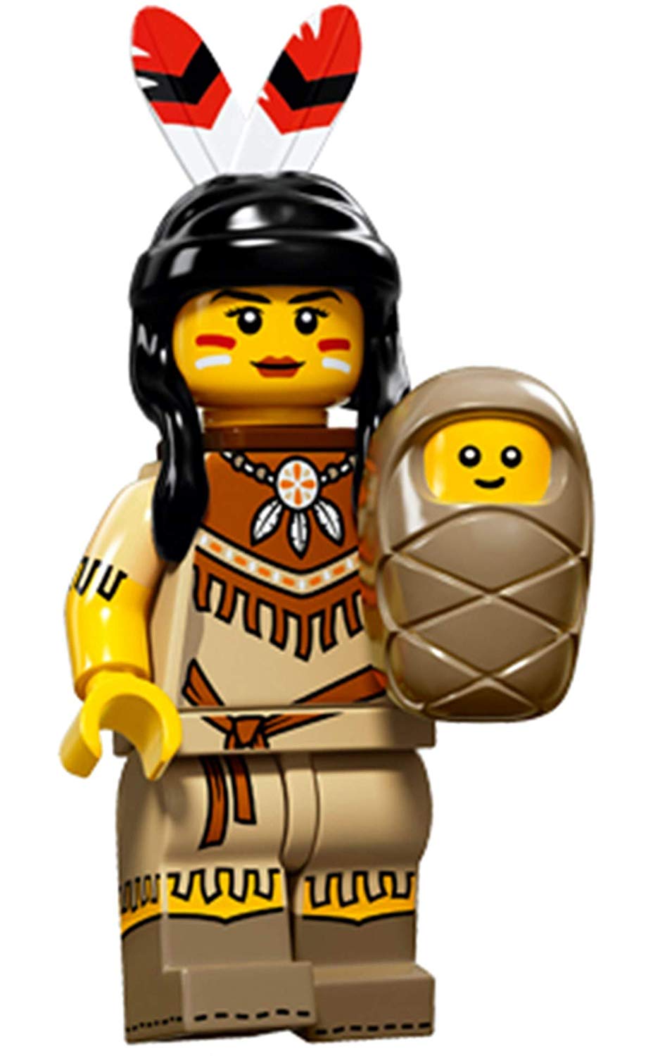 71011 Lego Minifigures (Series 15 Tribal Woman Indian Woman With Baby