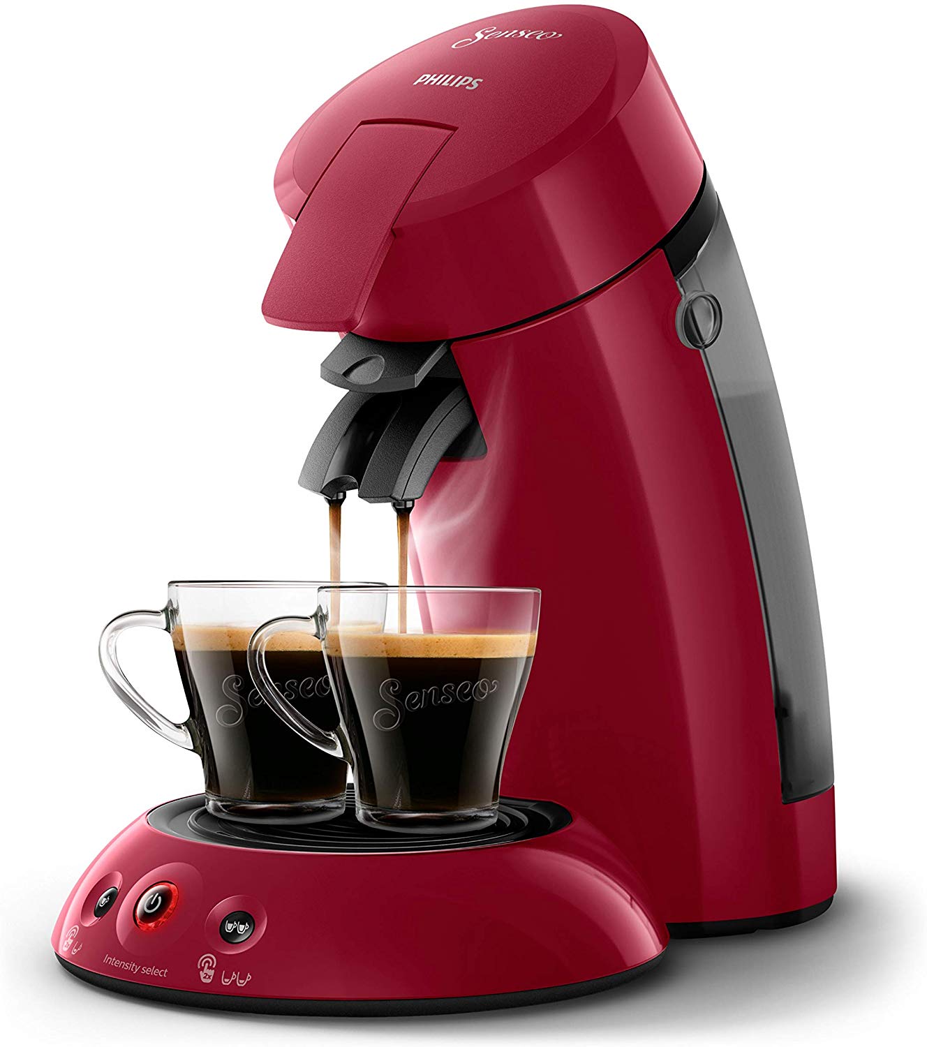 Philips Senseo Original Coffee Machine Intense 0.75 Litres Red