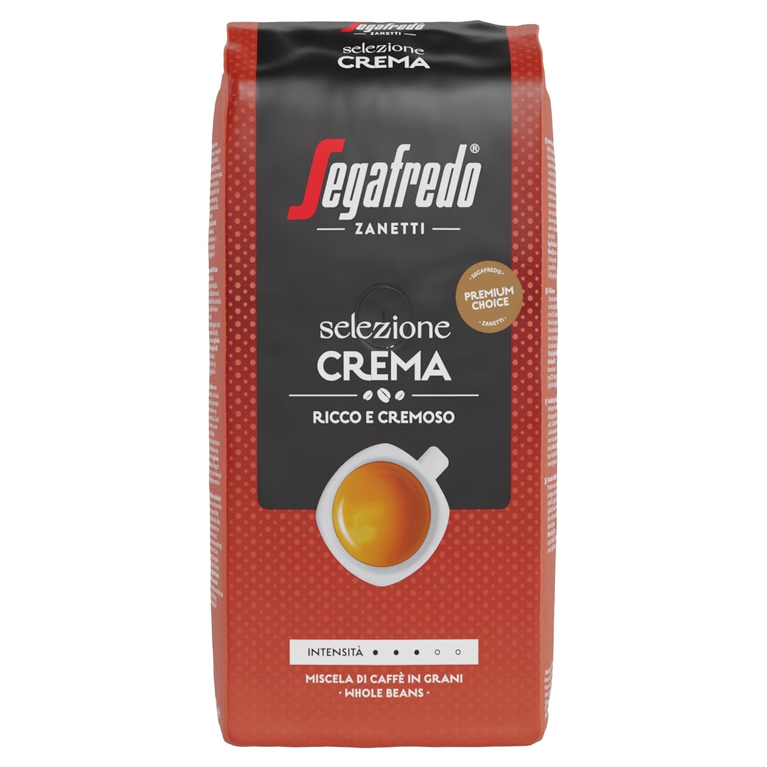 Segafredo Zanetti Selezione Crema Bean, Pack of 1 (1 x 1 kg)