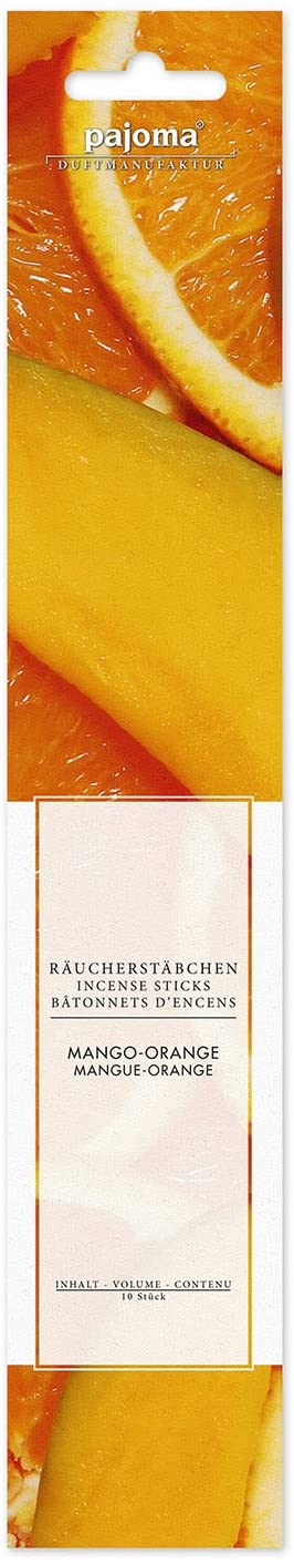 Pajoma Mango Orange Pack Of 12 12X Incense Sticks Pack Of 10), 