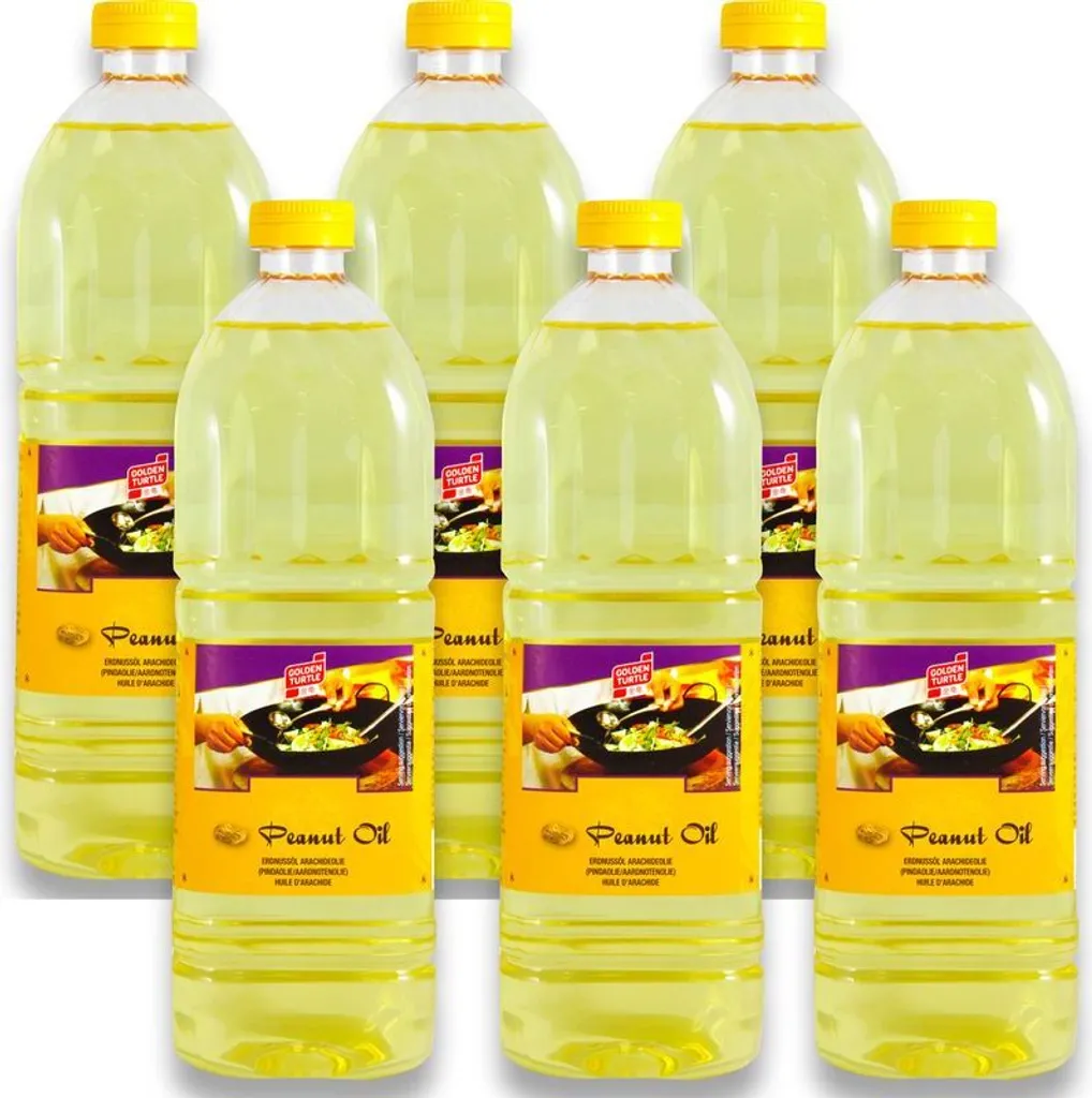 6er Pack Erdnussöl (6x 1L) | Arachide Olie | Peanut Oil