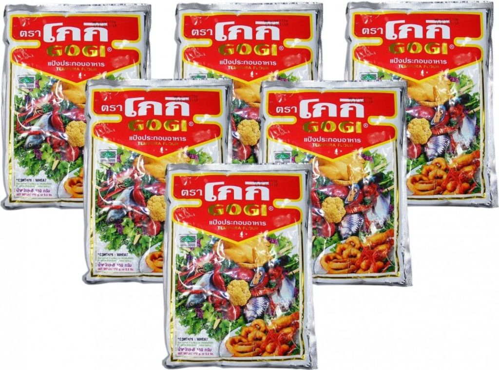 6-pack GOGI tempura flour (6x 150g) | Breading | Breadcrumbs | Breading premix | Tempura flour