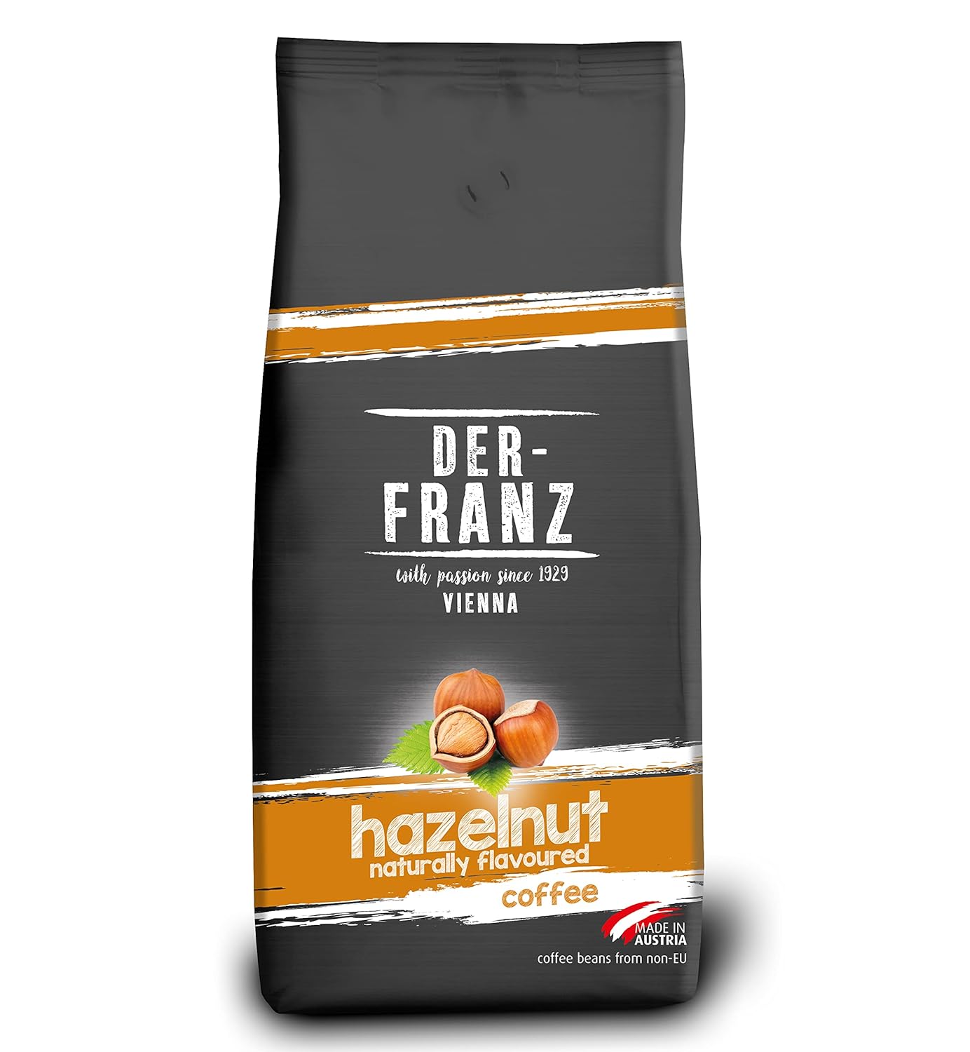France coffee, flavored with hazelnut, Arabica and Robusta coffee beans, 1000 g