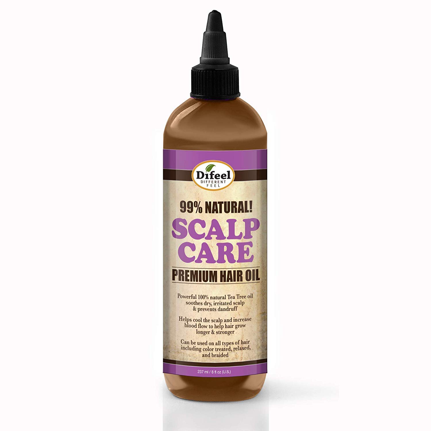 Difeel 99% Natural Premium Hair Oil - Scalp Care 237 ml (Hair Oil)