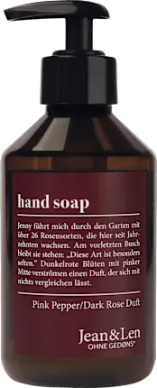 Liquid soap pink pepper & dark rose, 250 ml