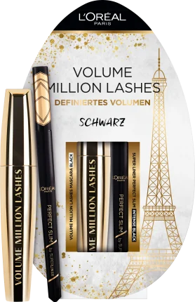L'Oréal Paris Eye Makeup Set Defined Volume Black 2-piece, 1 pc