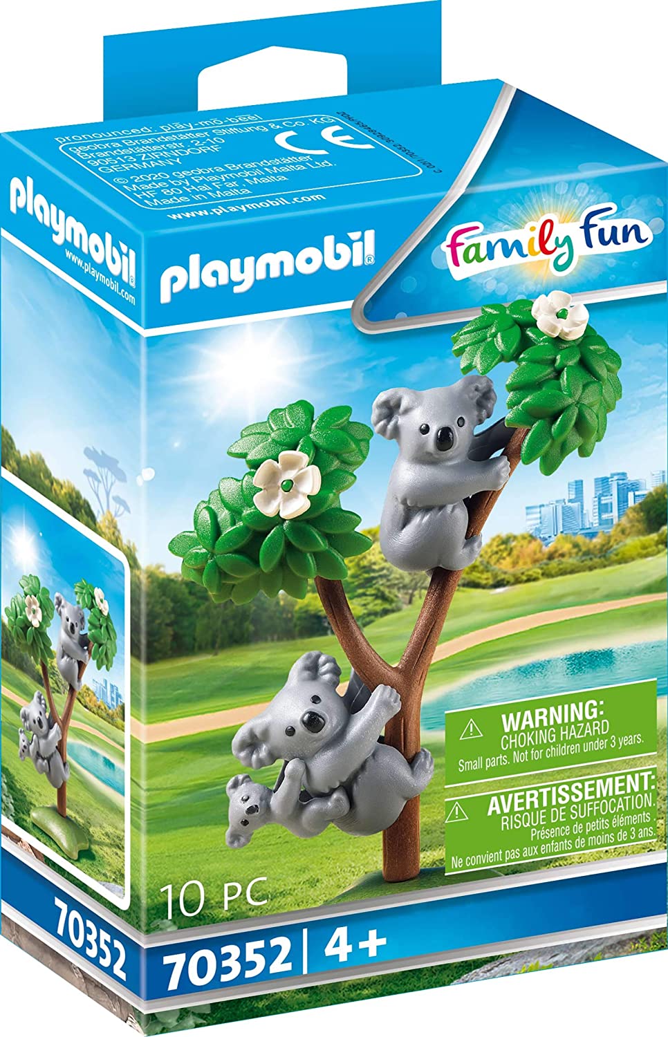 Playmobil 70352 - 2 Koalas With Baby, Age 4 And Above