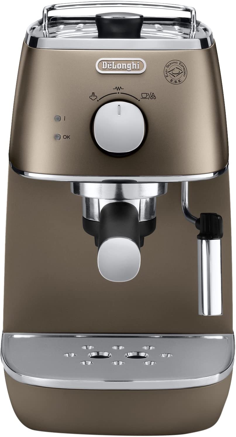 DeLonghi ECI 341.BZ coffee maker - coffee makers (Freestanding, Semi-auto, Espresso machine, Coffee pod, Ground coffee, Cappuccino, Coffee, Espresso, Bronze)