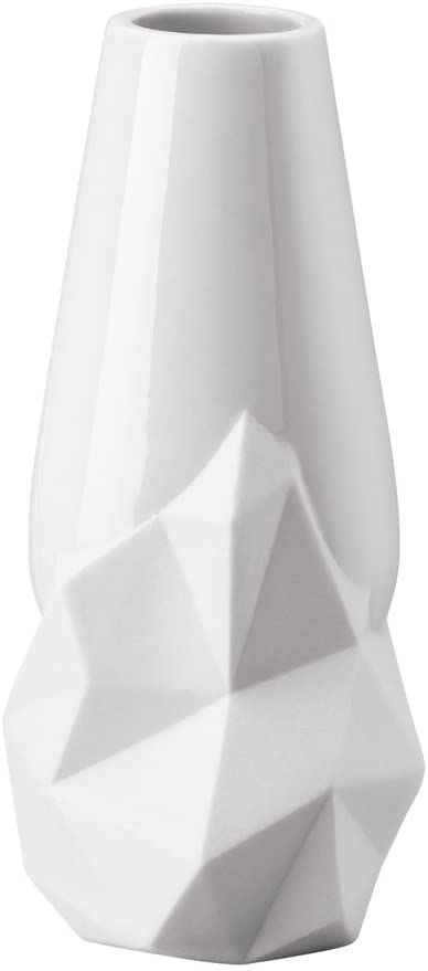 Rosenthal Studio-Line Mini Vase Geode Porcelain Matt White Height 12 cm